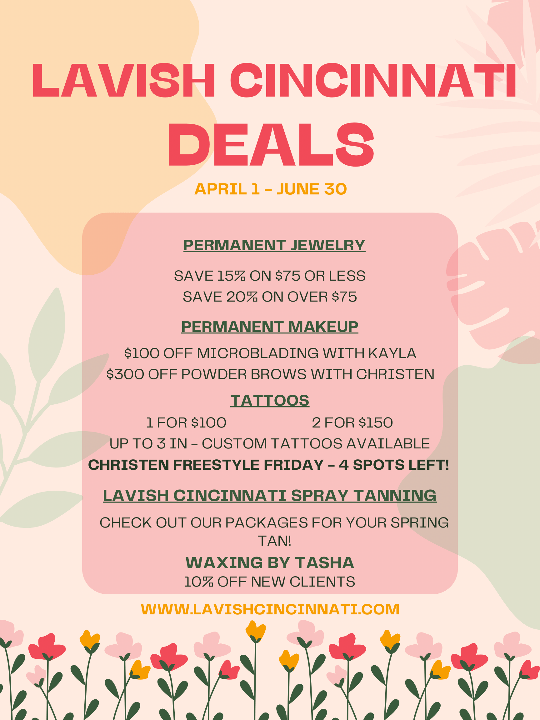 LAVISH SPRING SALES 2025
