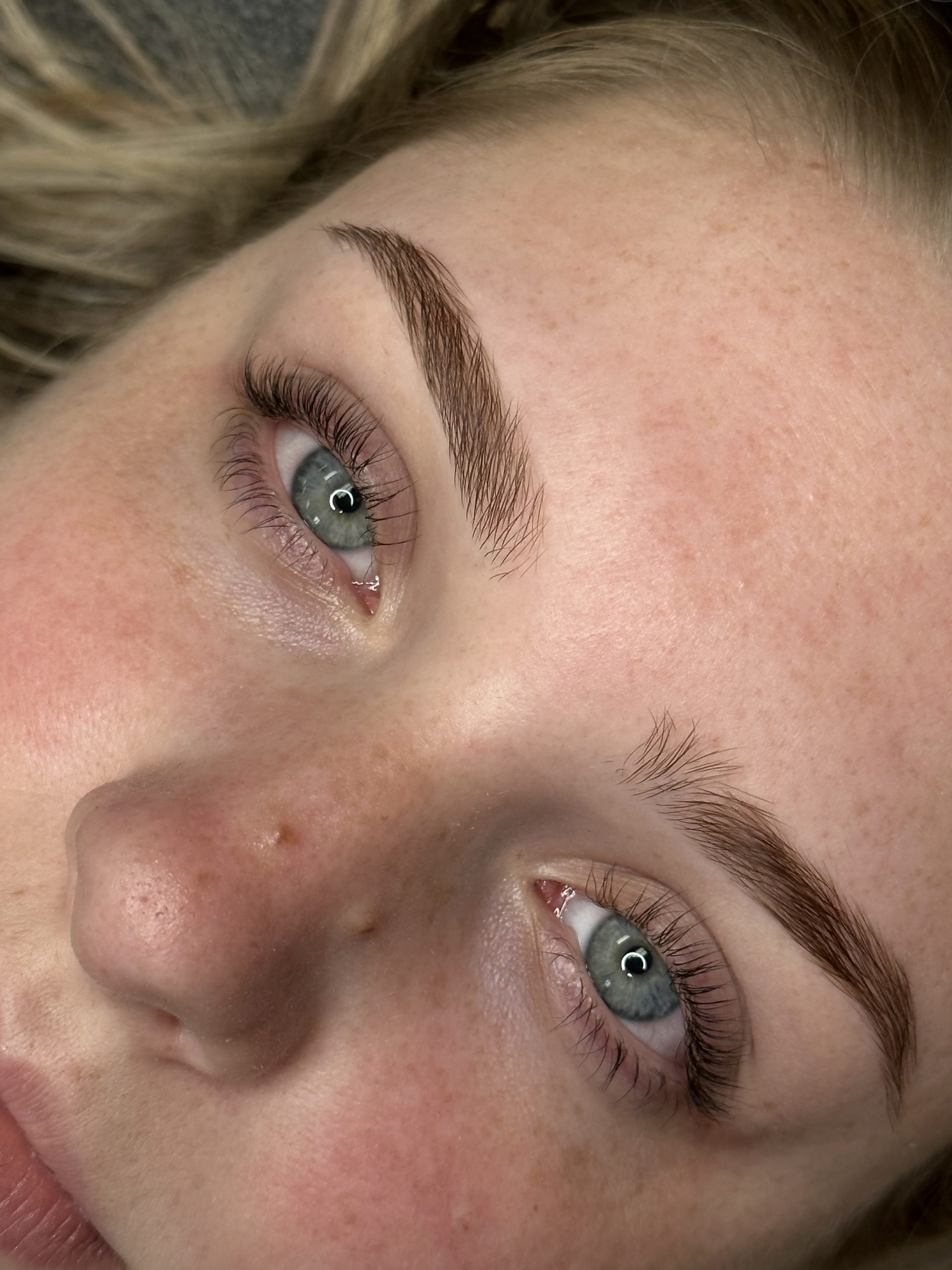 lash lift and tint before and after