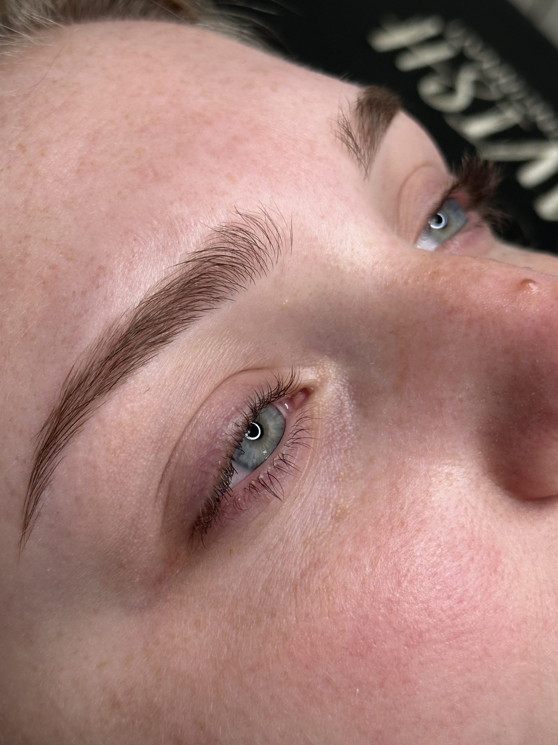 lash lift and tint before and after